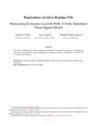 Replication Data for: Measuring Economic Growth With A Fully Identified Three-Signal Model