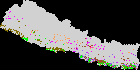 Nepal rice map time series (2000/1-2009/10)