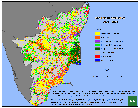 Tamil Nadu map time series (2001-2011)
