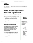 Extracted Data From: Pesticide Product Information System (PPIS)