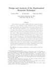 Replication Data for: Design and Analysis of the Randomized Response Technique