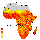 Travel Time to Markets in Africa South of the Sahara