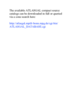 ATLASGAL Catalogs: Source-Based Lists