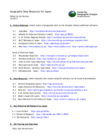 Geographic Data Resources for Japan