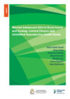 Married Adolescent Girls in Rural Assiut and Souhag: Limited Choices and Unfulfilled Reproductive Health Needs