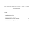 Replication Data for: Gender Stereotypes and the Policy Priorities of Women in Congress