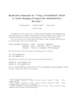 Replication Data for: Using a Probabilistic Model to Assist Merging of Large-scale Administrative Records