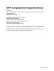 Codebook for Congressional Capacity Survey 2017 v1.3