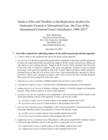 Replication Data for: Autocratic Consent to International Law: the Case of the International Criminal Court's Jurisdiction, 1998--2017