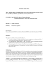 Land and Water Management Practices