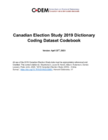 2019 Canadian Election Study (CES) - Online Survey