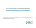 COVID-19-related knowledge, attitudes, and practices among adolescent girls in Bangladesh