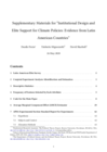 Replication Data for: Institutional Design and Elite Support for Climate Policies: Evidence from Latin American Countries