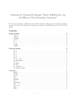 Replication Data for: "Getting the Message? Choice, Self-Selection, and the Efficacy of Social Movement Arguments"