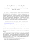 Nationality Basis External Portfolios (Restated TIC/CPIS), Version 1.1, March 2020