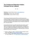 The Crowdsourced Replication Initiative Participant Survey
