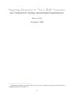 Replication Data for: Pool or Duel? Cooperation and Competition Among International Organizations