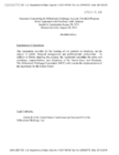 Executive Agreements Database, Statement Concerning the Millennium Challenge Account Threshold Program Grant Agreement with Honduras with Annexes Signed At Tegucigalpa August 28, 2013 Entered Into Force August 28, 2013