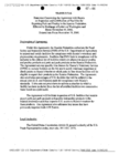 Executive Agreements Database, Statement Concerning the Agreement with Russia On Inspection and Certification Of Facilities For Exporting Pork and Poultry to the Russian Federation Effected By Exchange Of Letters Act Washington and Hanoi November 19, 2006 Entered Into Force November 19, 2006