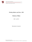 Working Mothers and Stress, 1980