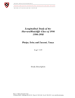 Longitudinal Study of the Harvard/Radcliffe Class of 1996, 1992-1996