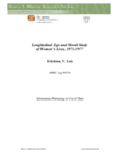 Longitudinal Ego and Moral Study of Women's Lives, 1973-1977