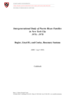 Intergenerational Study of Puerto Rican Families in New York City, 1976-1978
