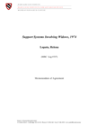 Support Systems Involving Widows, 1974