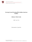 Growing Up and Growing Old in Italian-American Families, 1975-1977