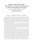 Replication data for: The Effects of Structures and Power on State Bargaining Strategies