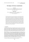 Replication data for: The Dangers of Extreme Counterfactuals