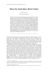 Replication data for: When Do Trade Blocs Block Trade?