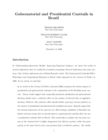 Replication data for: Gubernatorial and Presidential Coattails in Brazil
