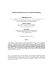Replication data for: A Simple Multivariate Test for Asymmetric Hypotheses