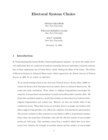 Replication data for: Electoral System Choice