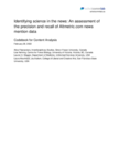 Replication data for Identifying science in the news