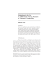 Limitations in the Use of Achievement Tests as Measures of Educators' Productivity