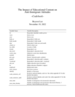 Replication Data for: The Impact of Educational Content on Anti-Immigrant Attitudes