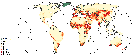 Global sheep distribution in 2015 (5 minutes of arc)