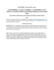Replication Codes for: Credit Building or Credit Crumbling? A Credit Builder Loan’s Effects on Consumer Behavior and Market Efficiency in the United States
