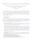 Data and Code for: China in Tax Havens
