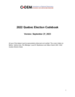 2022 Quebec Election Study