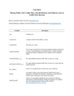 Replication Data for: Playing Politics with Traffic Fines: Sheriff Elections and Political Cycles in Traffic Fines Revenue