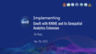 Spatiotemporal Data Analysis with Codeless Visual Programming