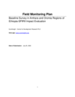 Strengthen PSNP Institutions and Resilience Phase II (SPIR II), Ethiopia: Baseline Survey